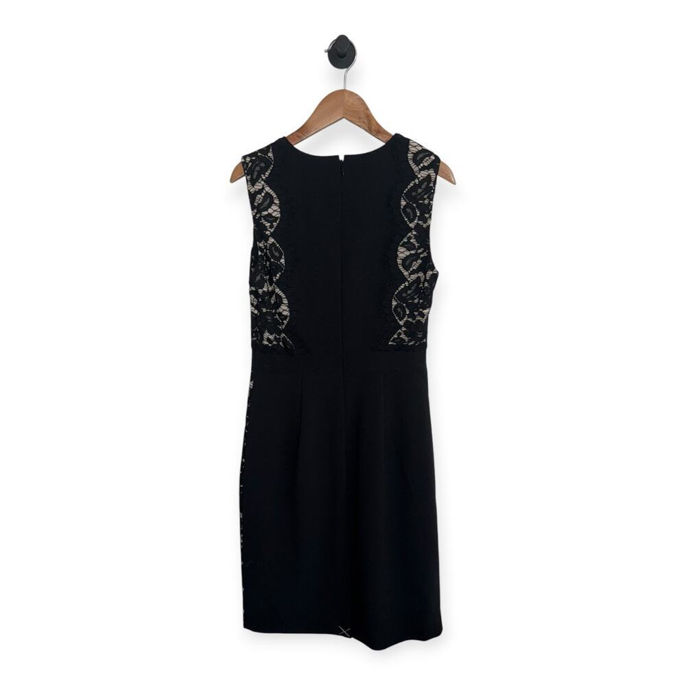 NWT J.Crew Black Lace Sheath Dress Size 0 Sleeveless Cocktail Party E5631 - Picture 4 of 4